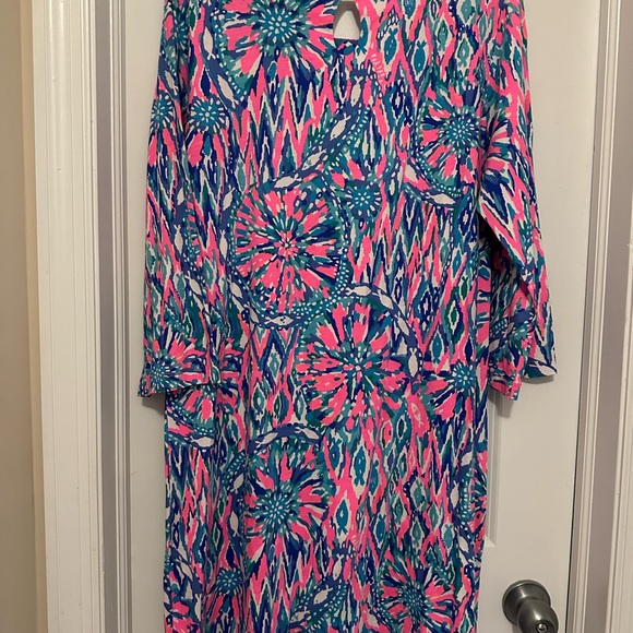 Lilly Pulitzer Colorful Abstract Pattern Dress - Picture 2 of 2